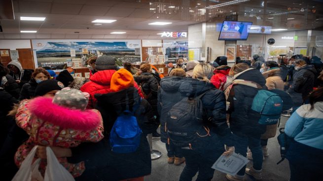 Más de 3,5 millones de personas han huido de Ucrania, según Acnur
