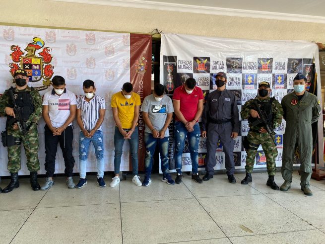 Ejército capturó a 5 presuntos integrantes del GAOr-41 en Valledupar