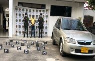 En vías del Cesar, capturado con 20 mil gramos de clorhidrato de cocaína
