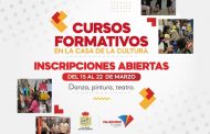 Casa de la Cultura abre inscripción para distintos cursos