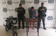 Se hurtó una motocicleta y fue capturado; tenía un arma de fuego