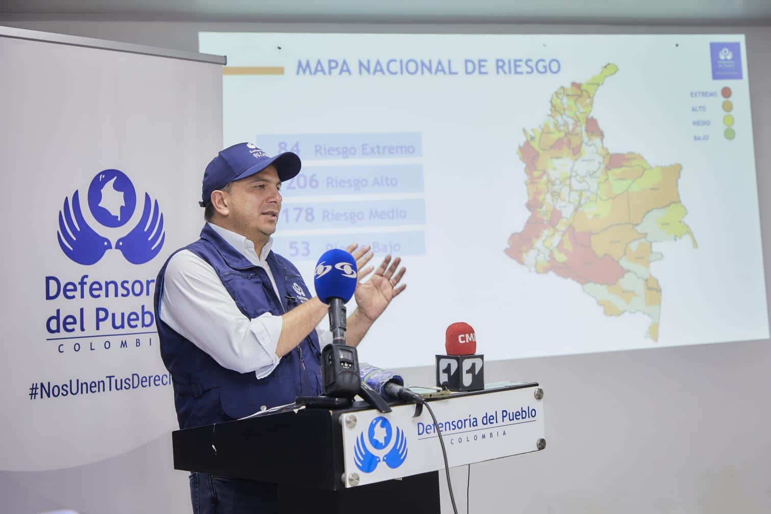 Defensoría advierte aumento de municipios con riesgo electoral
