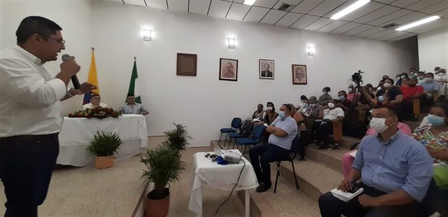 Agente interventor del Rosario Pumarejo de López destacó la construcción de la nueva sala de urgencias