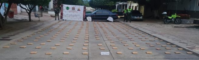 314 paquetes de marihuana tipo Krippy fueron incautados por el Ejército en La Guajira