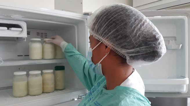 Más de 52 mil mililitros de leche materna ha recibido el Banco de Leche del Hospital Rosario Pumarejo de López
