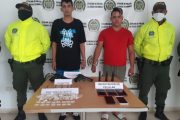 En Cesar, cuatro capturados por tráfico de estupefacientes y porte de arma de fuego