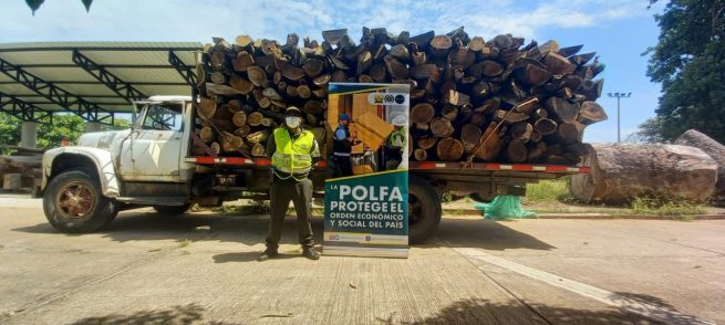 La Polfa incautó más de 36 millones en madera en carreteras del Cesar