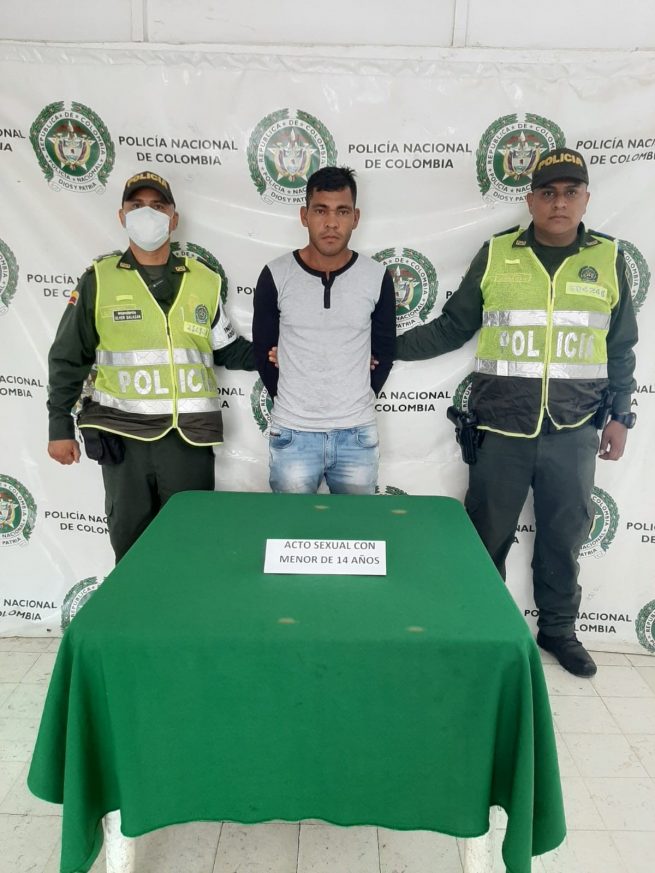 Presunto abusador sexual de menor de edad, capturado en Agustín Codazzi