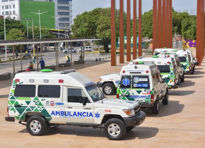 Gobierno del Cesar entregará 15 modernas ambulancias para dotación de hospitales del departamento