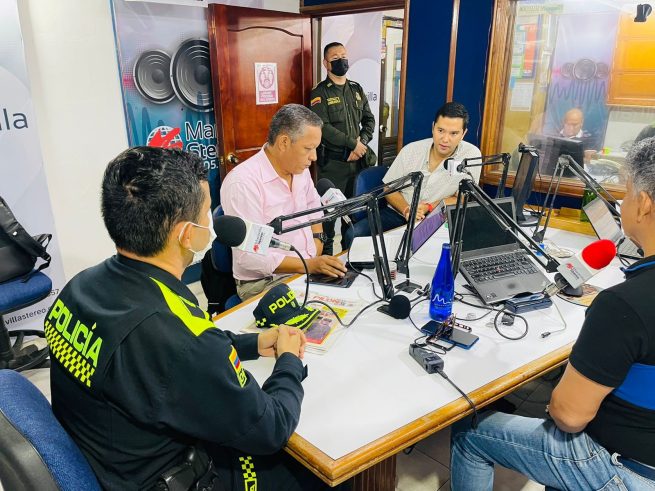 Para seguridad ciudadana, Policía Cesar se reúne con diferentes gremios