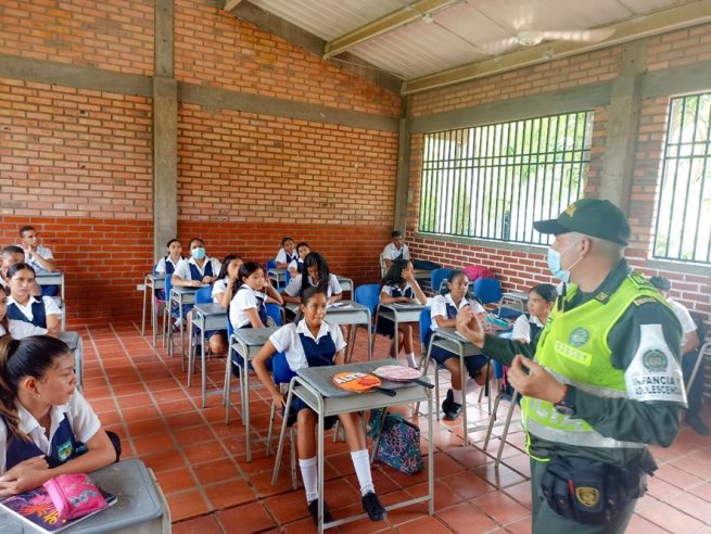 En el Cesar, la Policía activa rutas de prevención para los niños, niñas y adolescentes