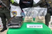 Por transportar base de coca, capturado en el sur del Cesar