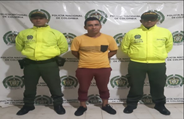 Lo capturan en Agustín Codazzi, por estar sindicado de acto sexual con menor de edad