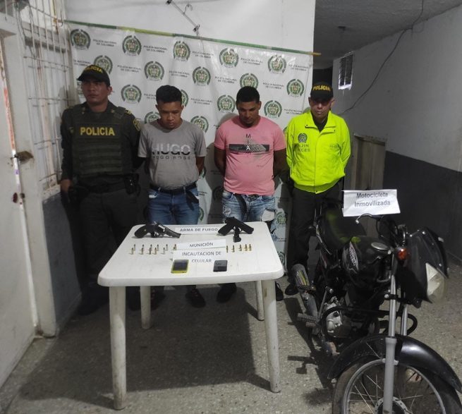 En El Copey, capturados dos presuntos homicidas