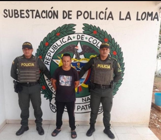 En La Loma, Cesar, capturado hombre por homicidio en persona protegida