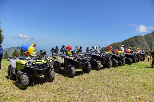 Batallón de Alta Montaña #7 ubicado en Agustín Codazzi recibe cuatrimotos