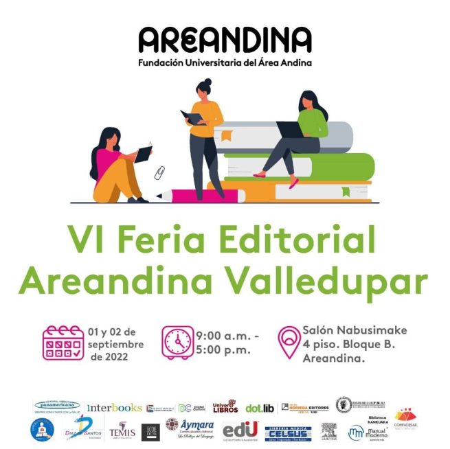 En Valledupar se realizará Sexta Feria Editorial Areandina 2022