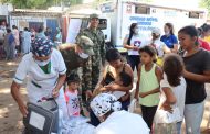 Soldados del Ejército Nacional apoyan jornada de salud en Valledupar