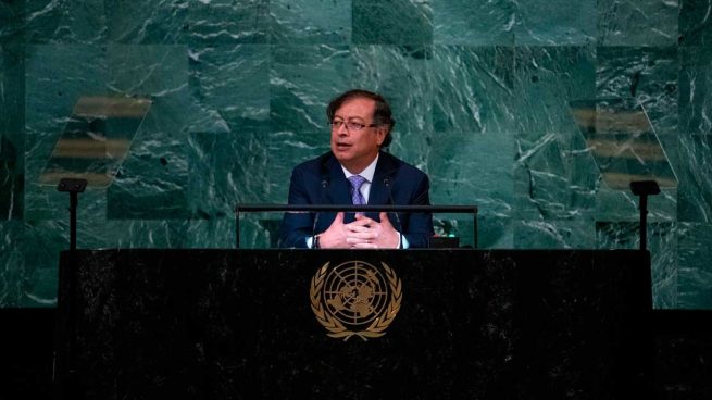 ‘No nos presionen para alinderarnos en los campos de la guerra. Es la hora de la paz’, afirmó Petro en la Asamblea de ONU