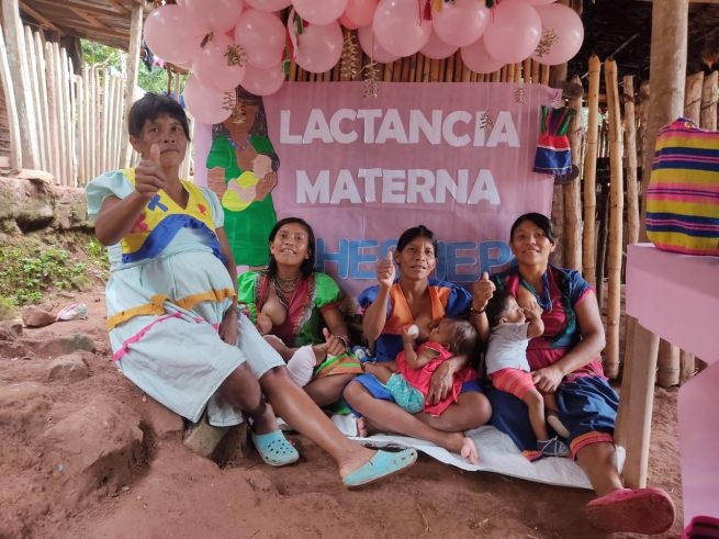 Así promocionan la lactancia materna entre la comunidad yukpa en la Serranía del Perijá