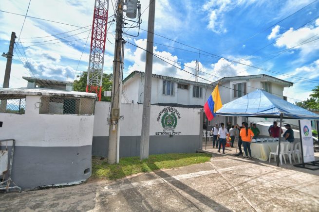 Se ponen en marcha remodelación de la estación de Policía en El Copey