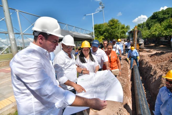 Comenzó la optimización de las redes del acueducto en Agustín Codazzi