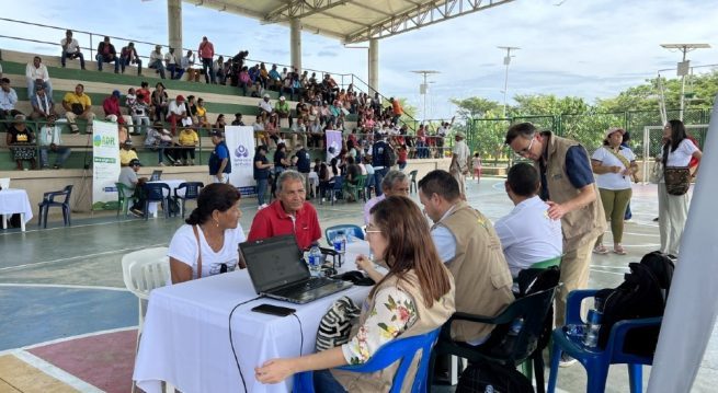 Atención de primera mano les brindó la URT a víctimas del conflicto armado en Cesar