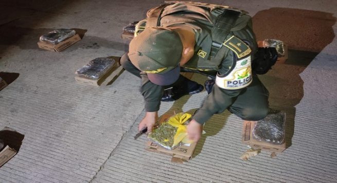 En vías del Cesar incautan 40 mil gramos de marihuana; dos capturados