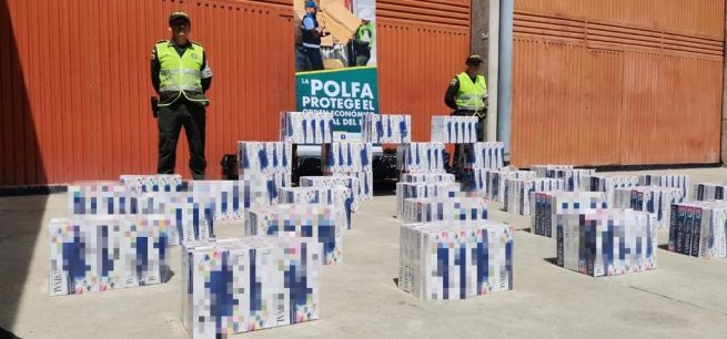 13 mil cajetillas de contrabando incautadas en carreteras del Cesar