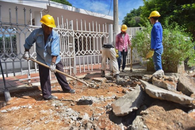 Juntas de Acción Comunal comienzan a construir obras financiadas por el Gobierno del Cesar