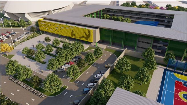 El ‘Tour 322 Aulas’ llegó al Instpecam para construir una infraestructura que fortalezca la formación técnica industrial