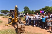 Inician pavimentación en vías de acceso al colegio de los 450 Años