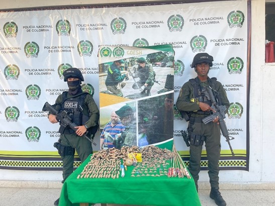 En tres municipios del Cesar, Policía incautó 1040 gramos de pólvora