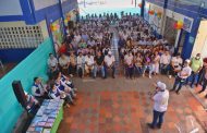 El colegio Alfonso López recibió el Tour de las 322 + Aulas, puso primera piedra