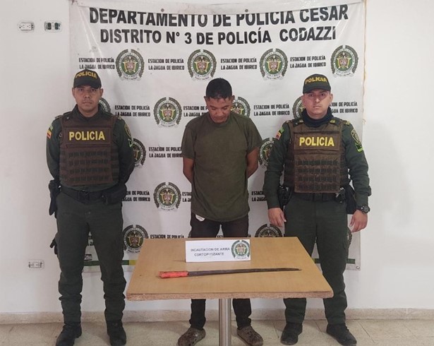 Capturado en La Jagua de Ibirico por tentativa de homicidio y lesiones personales