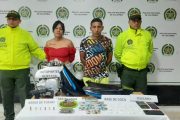 En Valledupar capturan a un hombre y una mujer sindicados de colaborar con banda delincuencial