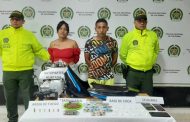 En Valledupar capturan a un hombre y una mujer sindicados de colaborar con banda delincuencial