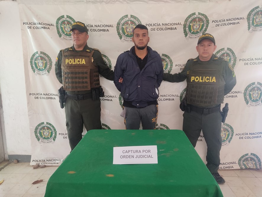 Capturado hombre en Casacará (Codazzi), con Circular Azul de Interpol