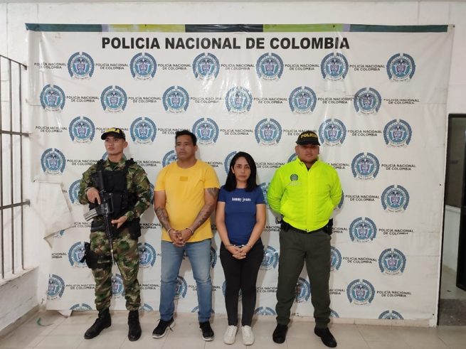En Valledupar, dos personas capturadas, sindicadas de tráfico de armas de fuego