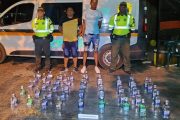 Con licor de dudosa procedencia, capturadas dos personas en vía del Cesar