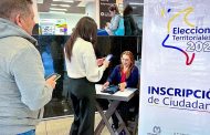 Habilitan más de 340 puntos móviles de inscripción de ciudadanos para votar en elecciones de 2023