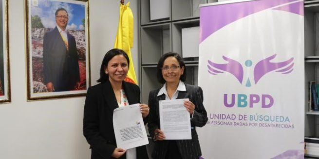 Unidad para las Víctimas firma un acuerdo con la UBPD que prioriza la atención de las víctimas de desaparición forzada