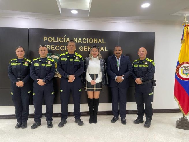 Secretario de Gobierno del Cesar dialogó en Bogotá con Director de la Policía para la operación de la Policía Metropolitana