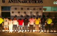 Entre Santa Marta y Riohacha, caen 15 presuntos integrantes de redes narcotraficantes pedidos en extradición por EE.UU.