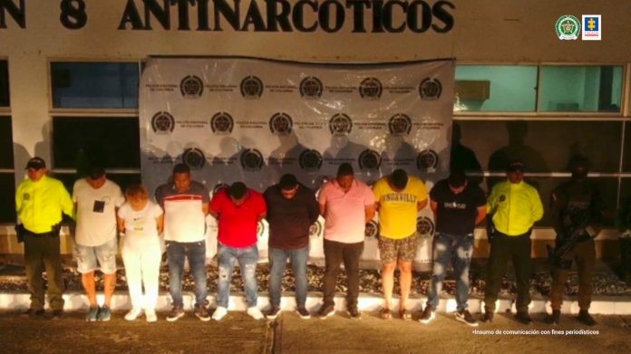 Entre Santa Marta y Riohacha, caen 15 presuntos integrantes de redes narcotraficantes pedidos en extradición por EE.UU.