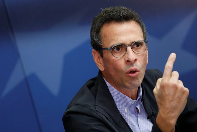 Capriles lanza su candidatura para las primarias presidenciales en Venezuela