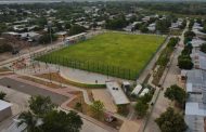 En La Gloria, inauguran la Cancha Rama Seca