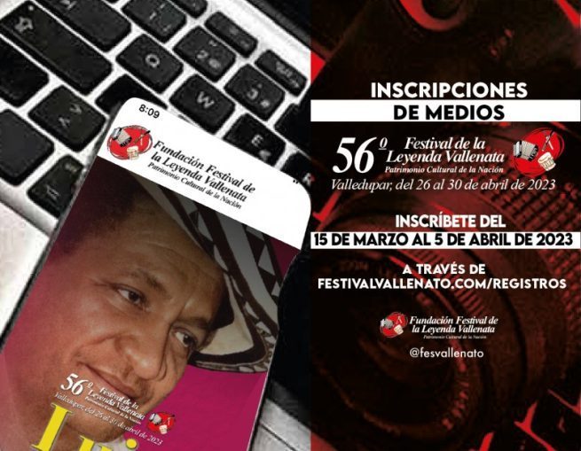 56° Festival de la Leyenda Vallenata abre periodo de inscripciones para medios de comunicación