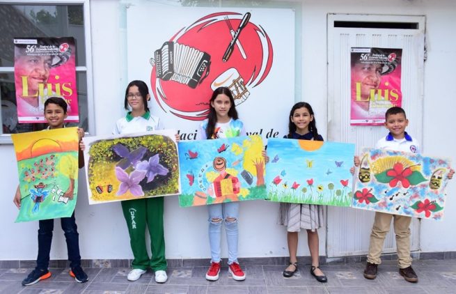 Estos son los ganadores del concurso “Los niños pintan el Festival Vallenato”