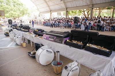 Gobierno del Cesar dota de instrumentos musicales a instituciones educativas de cada municipio